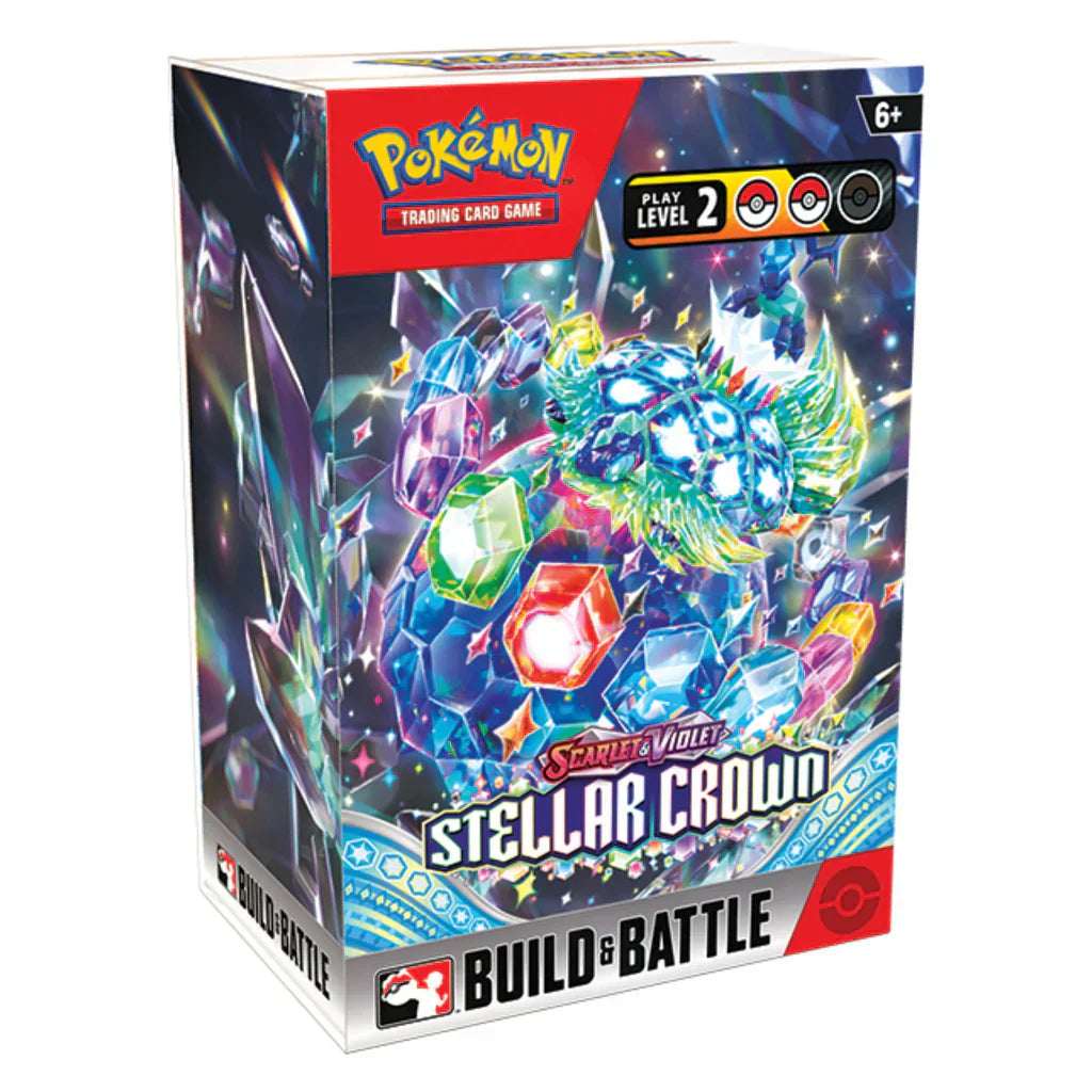 Pokemon Scarlet & Violet Stellar Crown Build & Battle Box